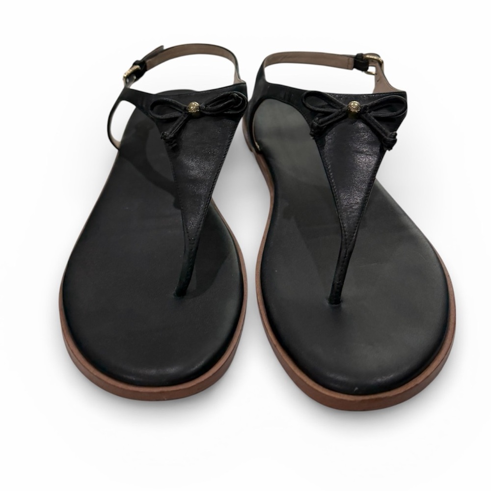 Michael Kors Black Sandals with Bow Detail